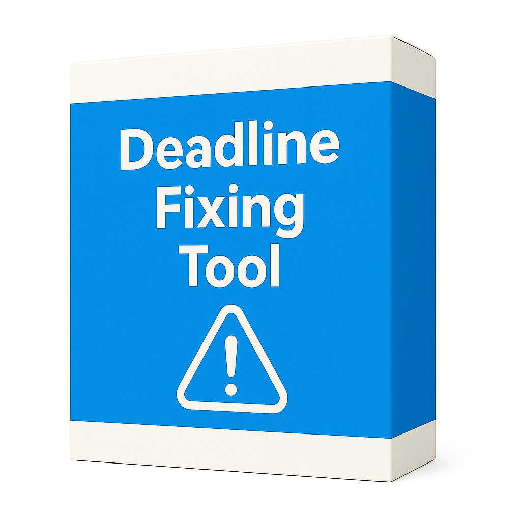Deadline Fixing